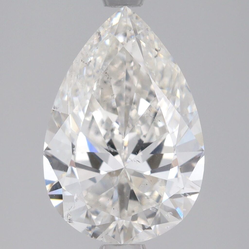 2 Carat Pear Shape Cut Diamond – G SI1 – 2.01ct – 166123