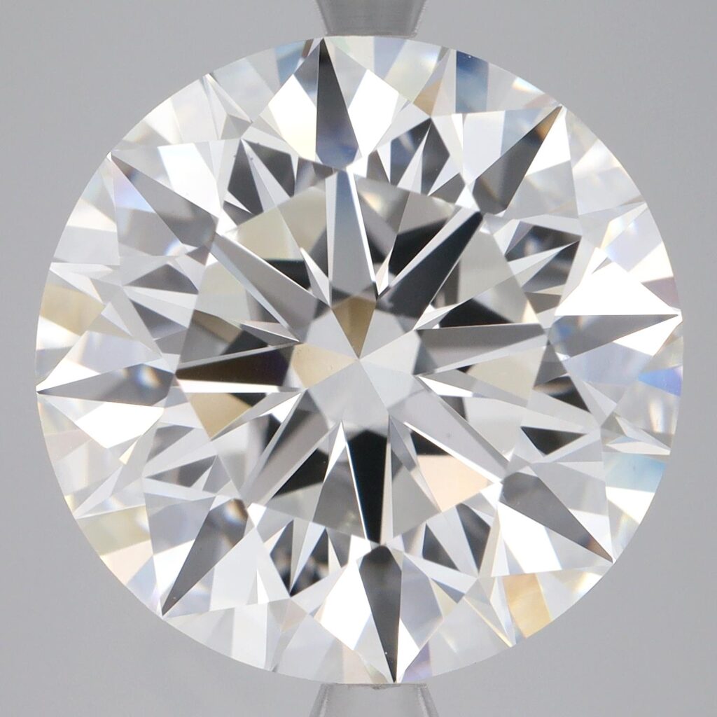 >3 Carat Round Cut Diamond – F VS1 – 6.37ct – 168197