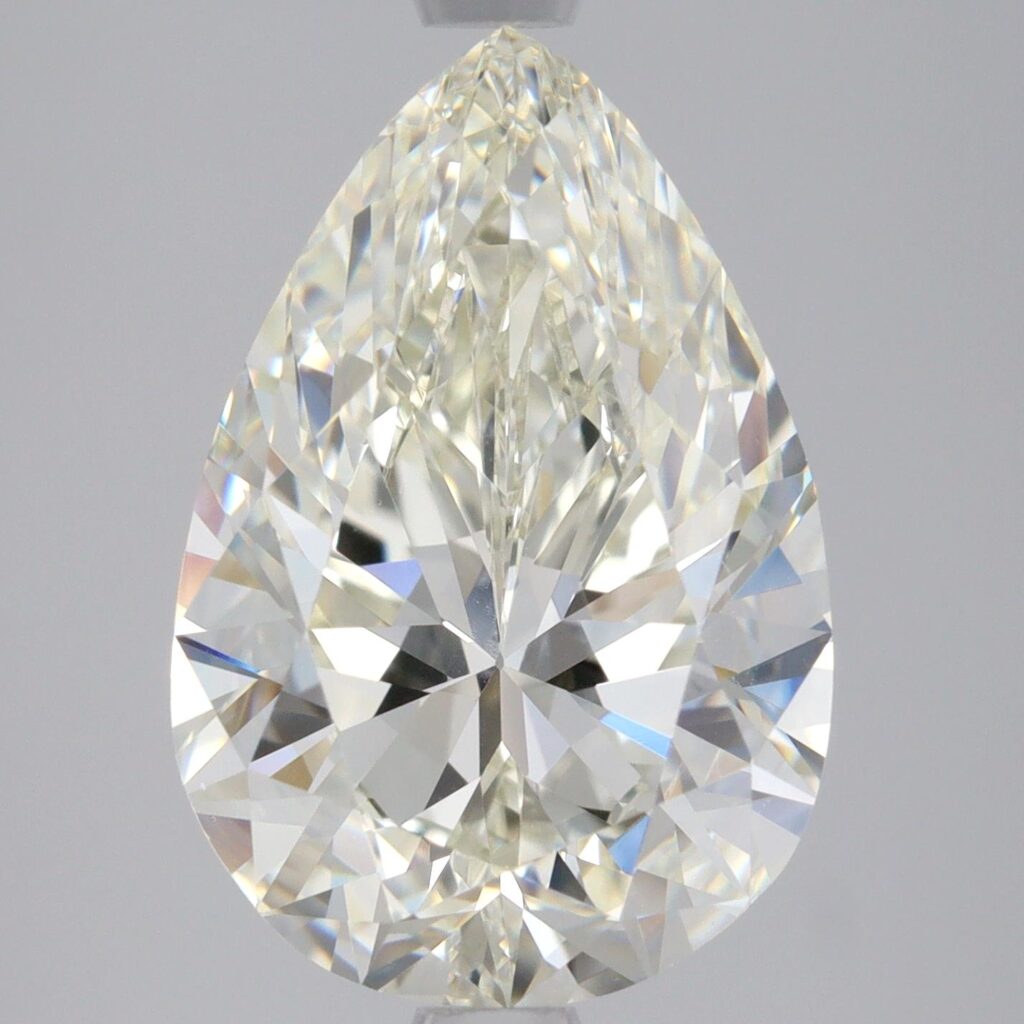 >3 Carat Pear Shape Cut Diamond – K VS1 – 2.95ct – 180989