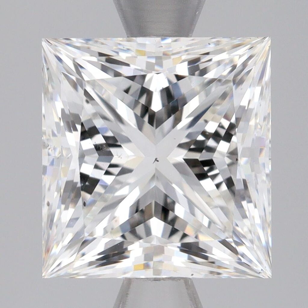 2 Carat Princess Cut Diamond – F SI1 – 2.05ct – 167100