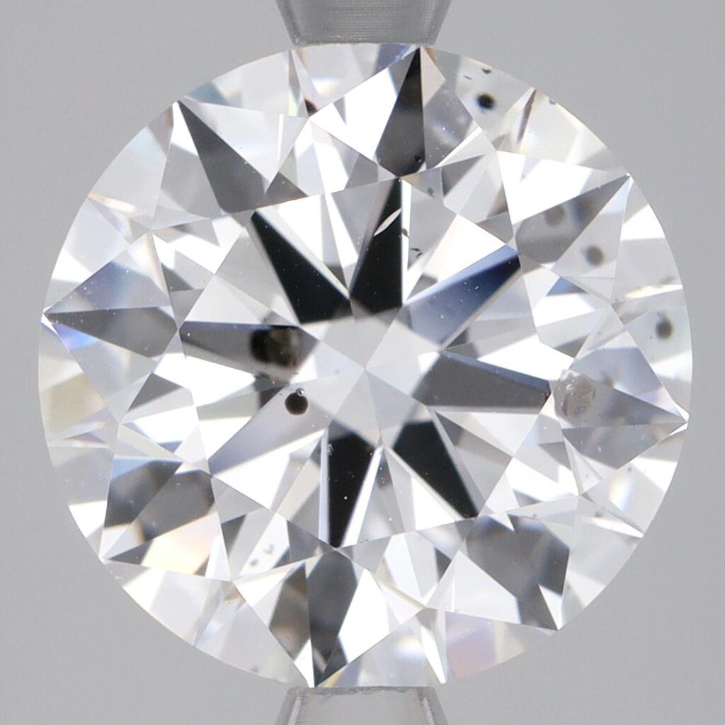 2.5 Carat Round Cut Diamond – D SI1 – 2.51ct – 171181