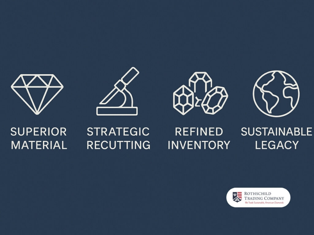 The Rothschild process of recut diamonds that make financial sense