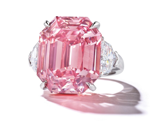 The Pink Legacy sold by Christie's