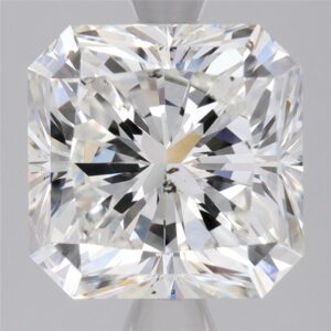 2.43ct Radiant Sustainable Diamond - G SI2 - /EX/EX
