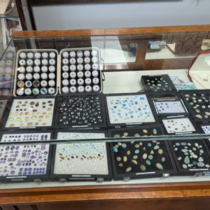 Gemstone and Jewelry Display at the So Me Color Trunk Show