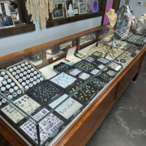 Gemstone and Jewelry Display at the So Me Color Trunk Show