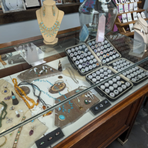 Gemstone and Jewelry Display at the So Me Color Trunk Show