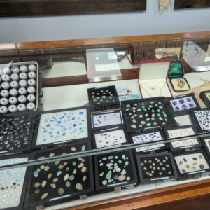 Gemstone and Jewelry Display at the So Me Color Trunk Show