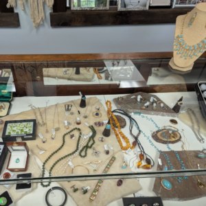 Gemstone and Jewelry Display at the So Me Color Trunk Show