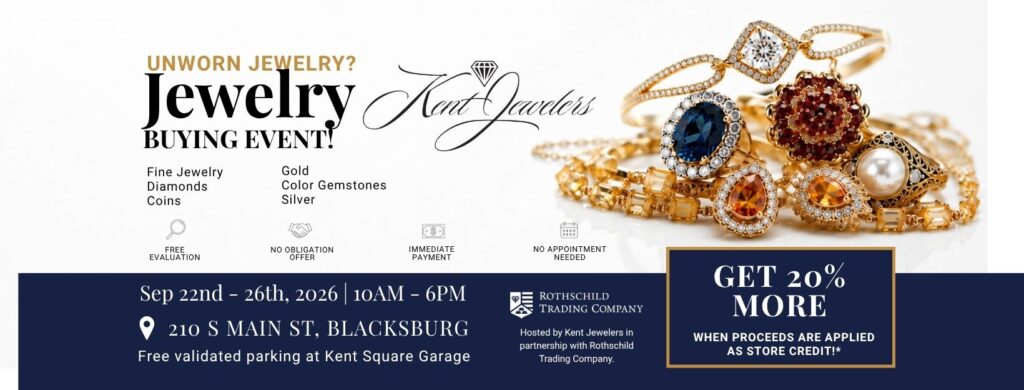 Kent Jewelers Fine Jewelry Buying Event in collaboration with Rothschild Trading Advertisement