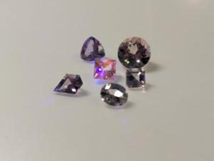 Rothschild Trading Journal 47 Kunzite reacting under violet-light